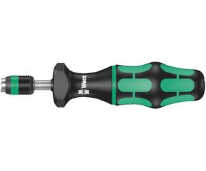 Wera, 7445 Kraftform Giraviti dinamometrici regolabili con porta-inserti Rapidaptor, 1/4 pollice, 2,5-11,5 in. lbs.