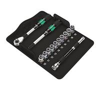 Wera - 8006 SC 1 Kit con cricchetto Ciclopi attacco ibrido 1/2, metrico, 13 Pezzi
