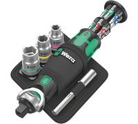 Wera 05004281001 chiave a cricchetto 18 pz Nero, Verde