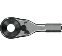 Wera 8011 Testa del cricchetto Zyklop Mini 4, 1/4", 1/4" x 50 mm