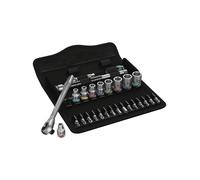 Wera 8100 SA 10 Zyklop Metal Imp Set bussole e inserti 1/4 28 pezzi