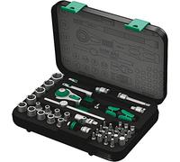WERA 8100 SA2 - Set di chiavi a tubo, multi, 1/4'', 42 pezzi, Zyklop