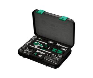 Wera 8100 SA 4 Zyklop set bussole e inserti 1/4 imperiali 41 pezzi