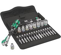 WERA 05004016001 - Set di chiavi a tubo, multi, 1/4'', 28 pezzi, Zyklop Speed
