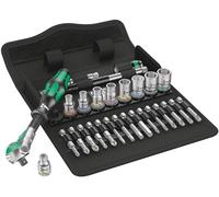 WERA 05004016001 - Set di chiavi a tubo, multi, 1/4'', 28 pezzi, Zyklop Speed