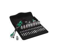 Wera 8100 SA 9 Zyklop Speed Imp 1/4 set 28 pezzi bussole e inserti per avvitare