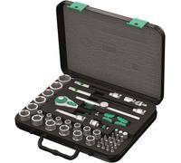 Wera 8100 SB 2 Zyklop Socket Wrench Set 1cm Guida Metrica 43 Pezzi 05003594001