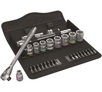 Wera 8100 SB 8 Set Cricchetto Cambio Attacco 3/8" Metallo Metric 29 Pezzi