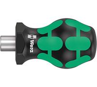 WERA - Giravite portainserti Kraftform per bit da 1/4 pollice C 6,3, corto con magnete, Attacco esagonale: 6,3 mm 6,3