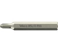 Wera 851/0 Inserti Micro per viti Phillips, PH 1 x 30 mm