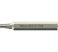 Wera 867/0 Inserti Micro per viti ad incavo TORX®, TX 8 x 30 mm