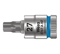 Wera 8767 A HF Torx Zyklop - Bussola con attacco da 1/4" con funzione di tenuta, TX 27 x 28 mm