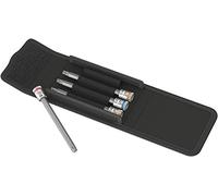 Set di 4 inserti-bussole lunghe Zyklop 1/4" con funzione di ritegno WERA 8767 A HF TX 1