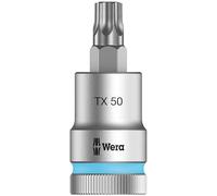 Wera, 8767 C HF TORX TORX Zyklop Bussole a inserto attacco da 1/2" con ritegno vite con, TX 50 x 60 mm