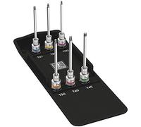 Wera Kit Zyklop 8767 C TORX HF 2 – inserti-bussola per viti TORX, funzione di ritegno, 6 pezzi