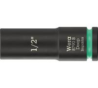 Wera 8790 B Impaktor Deep Bussole con attacco da 3/8", 1/2" x 63 mm