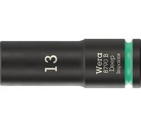 Wera 8790 B Impaktor Deep Bussole con attacco da 3/8", 13 x 63 mm