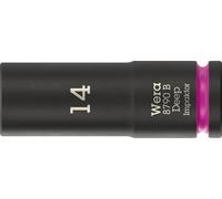 Wera 8790 B Impaktor Deep Bussole con attacco da 3/8", 14 x 63 mm