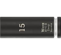 Wera 8790 B Impaktor Deep Bussole con attacco da 3/8", 15 x 63 mm