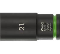 Wera 8790 B Impaktor Deep Bussole con attacco da 3/8", 21 x 63 mm