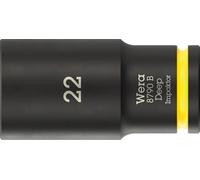 Wera 8790 B Impaktor Deep Bussole con attacco da 3/8", 22 x 63 mm