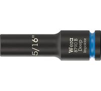 Wera 8790 B Impaktor Deep Bussole con attacco da 3/8", 5/16" x 63 mm