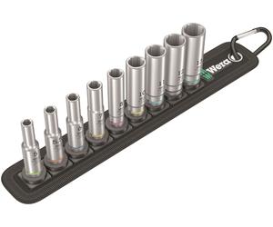 Wera 8790 HMA Belt A Deep 1 Socket Set 0.6cm Guida Metrica 9 Pezzi 05004525001