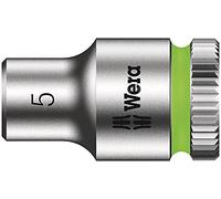 Wera, 8790 HMA Bussola per cricchetto Zyklop con attacco da 1/4", 5.0 mm