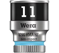 Wera, 8790 HMA HF Bussola per cricchetto Zyklop con attacco da 1/4" con ritegno vite, 11,0 mm