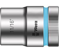Wera, 8790 HMC Bussola per cricchetto Zyklop con attacco da 1/2", 11/16 pollice