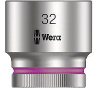 Wera, 8790 HMC Bussola per cricchetto Zyklop con attacco da 1/2", 32.0 mm