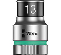 Wera, 8790 HMC HF Bussola per cricchetto Zyklop con attacco da 1/2" con ritegno vite, 13.0 mm