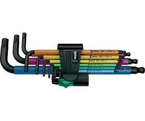 Wera 950/9 Hex-Plus L-nÃ¸glesÃ¦t 9 Dele NEW
