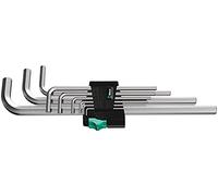 Wera, 950 L/9 SM N Assortimento di chiavi a L, metriche, cromate, 9 pezzi