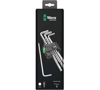 Wera 950 PKL/9 SM N SB Assortimento di Chiavi a L, metriche, cromate, 9 Pezzi