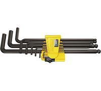 Wera, 950 PKL/9 SZ N Assortimento di chiavi a L, in pollici, BlackLaser, 9 pezzi