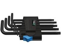 Wera Set di brugole 967 L/9 TORX® HF con funzione di fermo, BlackLaser Quantità:1