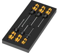 Wera 97113 Termoformato in spugna giravite-scalpello Kraftform Serie 900 set 2, 7 pezzi
