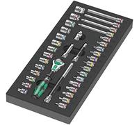 Wera 05150110001 chiave a cricchetto 37 pz Nero, Verde [05150110001]