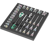 Wera 05150112001 chiave a cricchetto 31 pz Nero, Verde [05150112001]