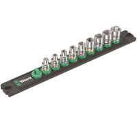 Wera A 4 Zyklop Magnetic Socket Rail Set 0.6cm Drive 9 Pezzi Metrico 05005400001