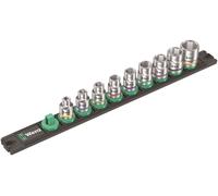 Wera B Zyklop Magnetic Rail Socket Set 1cm Drive 9 Pezzi SAE 05005450001
