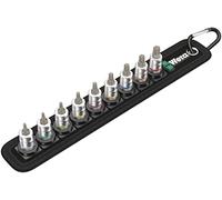 05003882001 bussola e set di bussole, chiave combinata "Nero/Argento, Set di bussole, 1/4"", Metrico, 9 testina/e, 40,8,9,10,15,20,25,27,30 mm"