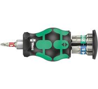 WERA 05004179001 - Portapunte manuale con 7 punte, acciaio inox