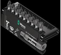 Wera Set di punte Impaktor 05057684001 – Diamante rigido – 10 pezzi – Nero