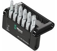 Wera Kit inserti Mini-Check PZ 50 mm 05056471001, 6 pezzi Croce Pozidriv