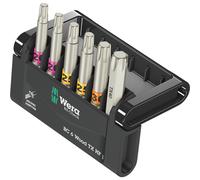 WERA 05056470001 - Set di bit Bit-Check 6, Wood, TX HF 1, 6 pezzi