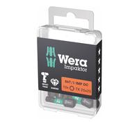 WERA Bit Impaktor per viti Torx, 1/4" C 6,3 Set con 10pz., Impronta Torx: TX25 Quantità:10