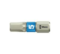 WERA Bit per esagono, 1/4" impronta Hex-Plus acciaio legato "Stainless", Esagono: 4mm Quantità:10