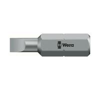 WERA Bit per viti con intaglio, 1/4", L=25mm, Taglienti l=5,5mm Quantità:10